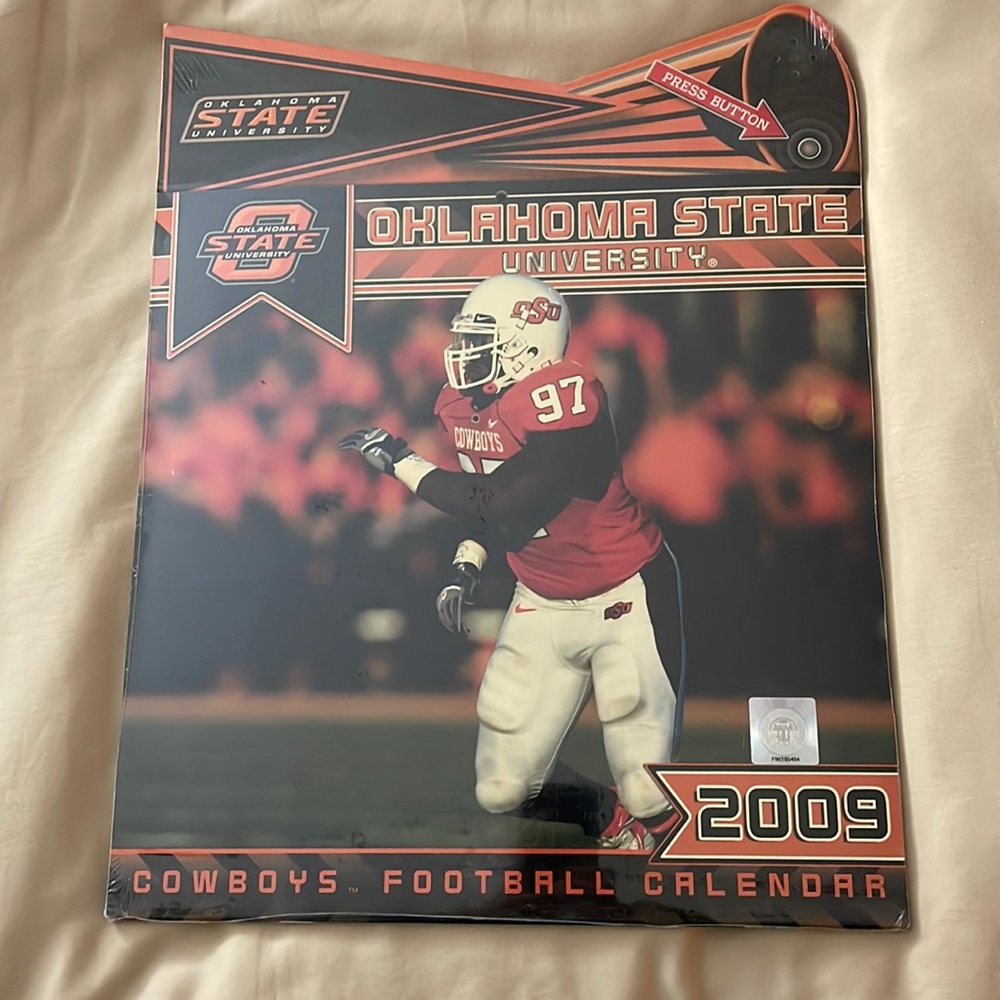 Oklahoma state vintage calendar